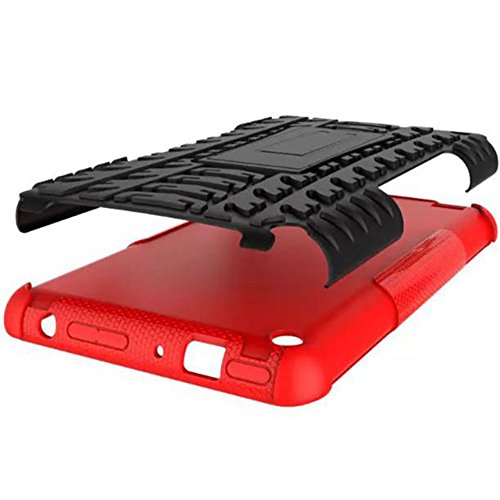 WensLTD Clearance! Rubber Shockproof Hybrid Hard Case Cover Stand Holder For Kindle Fire HD7 2015 (Red)