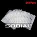 SODIAL(R) SODIAL(R) Beauty Tool Clear White Double Eyelid Tapes 240 Pairs