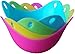 Kitchen Essentials Egg Poacher Cups (4 Pack) With Base Ring for Poached Eggs – LFGB-Grade Silicone Egg Poachers BPA Free Phthalate-Free Poach Pods, Multicolored Poached Egg Maker Set