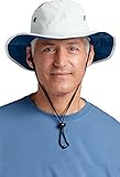 Coolibar UPF 50+ Men's Shapeable Wide Brim Hat - Sun Protective
