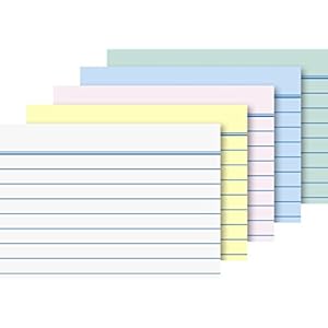Brunnen Karteikarten A8 lin sort 100St