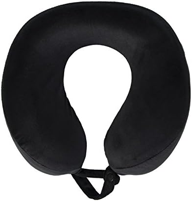 Ataya Memory Foam Travel Pillow, U-shape Neck Support Pillow Set with Sleep Mask and Earplugs Designed for Airplanes, Cars, Buses, Trains, Office Napping