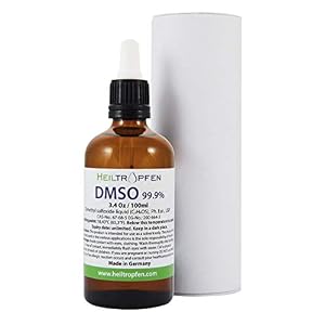 NO ODOR DMSO – Dimethyl sulfoxide liquid (3.4 Oz – 100ml), Pharmaceutical grade, High purity, Heiltropfen