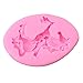HENGSONG 3D Unicorn Silicone Cake Fondant Mold Chocolate Baking Cookie Mould Decor Pink