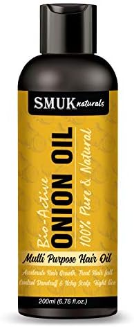 SMUK Onion Oil for Hair Regrowth and Intensive Hair Fall and Dandruff Control for Men and Women , 200 ml