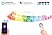 Lombex Smart Wifi LED Light Strip Color Changing RGB Light Strip Rope Multi-Color Dimmable Strips Lighting Compatible With Alexa Google Home IFTTT Indoor Bedroom Under Cabinet Light 2 Meters