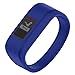 NotoCity Compatible with Garmin Vivofit JR/JR 2/3 Bands,Soft Silicone Replacement Watch Bands for Boy Girls,Dark Blue Small
