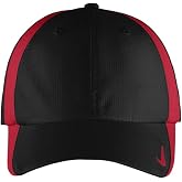 NIKE Sphere Dry Hat Mens Adjustbale Cap 247077 -Black-Red
