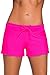 Happy Sailed Women Swimsuit Tankini Side Split Plus Size Bottom Board Shorts