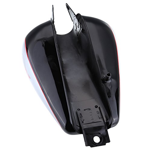 ArtMuseKitsMikash XFMT 3.4 Gallons Fuel Gas Tank for Honda CMX250 Rebel CMX 250 1985-2014 Black - Thumbnail 6