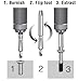 Spin Out Tools 4-Piece Dual Tip HSS Damaged Screw Extractor Set with Case