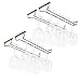 Wallniture Brix Under Cabinet Stemware Rack, 17