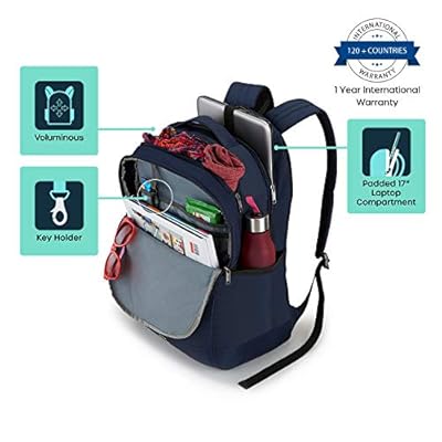 American Tourister Spin 49 cms Navy Laptop Backpack (FS0 (0) 41 002)