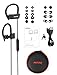 Mpow D9 Bass+ Bluetooth Headphones 16H Playback, aptX Sound Wireless Earbuds Sports Bluetooth 5.0, IPX7 Waterproof Earphones w/CVC6.0 Noise Cancelling & MEMS Mic, Black