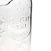 4 Liter/ 1 Gallon Mason Jar Drink Dispenser - Glass Beverage Dispenser with Spigot, Bail Lid Closure and Steel Handle