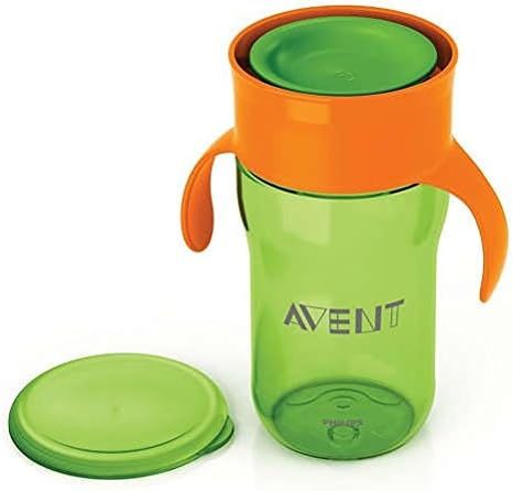 Philips AVENT Natural Drinking Cup - Grown Up Cup - 12oz - 12m+ (1-Pack)-Green