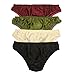Lot 4 Pair Pure Silk Womens Brief Panties XL(33-35)[Pack B]