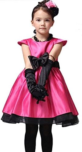 Amazon 子供ドレス フォーマル セレモニー ピンクサテンドレス 海外ブランド フォーマル 通販