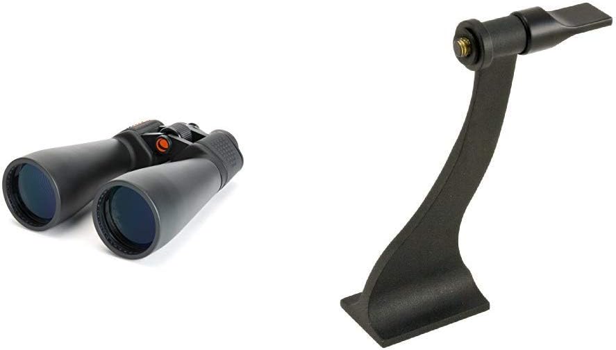 Celestron SkyMaster Giant 15x70 Binoculars with Tripod Adapter with Celestron 93524 Binocular Tripod Adapter (Black)
