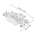 Bridal Hair Comb Wedding Hair Accessories for Brides and Bridesmaids Crystal Simulated Pearl Silver for Wedding Hair Clips for Girls and Women