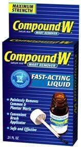 Compound W Liquid Wart Remover, .31 fl oz by Compound W