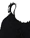 ZANZEA Women Sexy V Neck Sleeveless Spaghetti Strap Camisole Lace Cami Tank Tops Blouses Black L