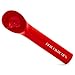 Ice Cream Scoop with Modern Heat-Conducting Aluminum Ergonomic Handle (Red)