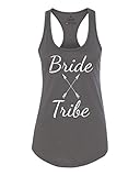 Shop4Ever® Bride Tribe Arrows Women's Racerback Tank Top Wedding Tank Tops