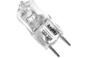 Anyray A1700X (5)-Pack 20 Watt Xenon G8 20w 120v T4 Light Bulbs G8 Base jcd Type 120 Volt 20watt Less Than 35mm or 1.38 Inch
