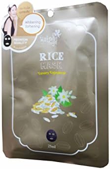 3 Mask Sheets of Water Angel Rice Mask, For dehydrated, dull and gloomy complexion. It makes your skin radiant, soft and supple. (25 ml/ sheet.)..