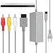 3 in 1 Wii Accessories Bundle - Wii AC Power Adapter + Composite Audio Video Cable and Wired Motion Sensor Bar for Nintendo Wii Wii U primary