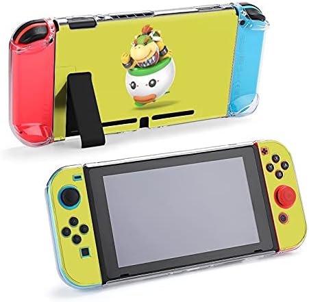 Danesi Nintendo Switch 対応 クッパjr スイッチ カバー ケース 保護カバー 衝撃吸収カバー 指紋防止 キズ防止 着脱簡単 分体式 Pc製 全面 ハード かわいい 人気 おしゃれ