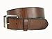 Vintage Genuine Soft Hand Oil-Tanned Leather Snap on Buckle Belt