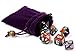 Rainbow Dice, Polyhedral DND Dice Sets for Dungeons and Dragons Role Playing Game Including Soft Dice Pouch (Rainbow Opaque)