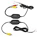 Camecho Updated 12V / 24V Wireless Color Video Transmitter & Receiver Kit for Vehicle RV Bus Front Car Backup Rear View Camera