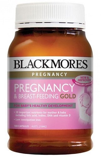 Blackmores Pregnancy & Breast-Feeding GOLD Formula 180 caps (The Best Prenatal Vitamins 2019)