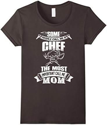 Women's The Most Important Call Me Chef Mom Medium Asphalt
