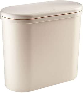 ZXMDP Cubo de Basura Delgado de Cilindro Largo con Tapa Compartimiento