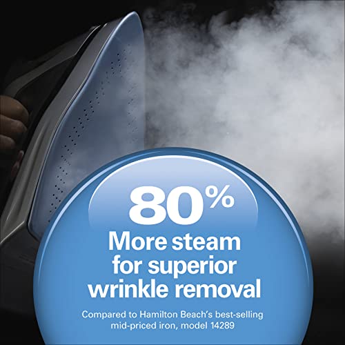 Hamilton Beach Steam Iron & Vertical Steamer for Clothes with Scratch