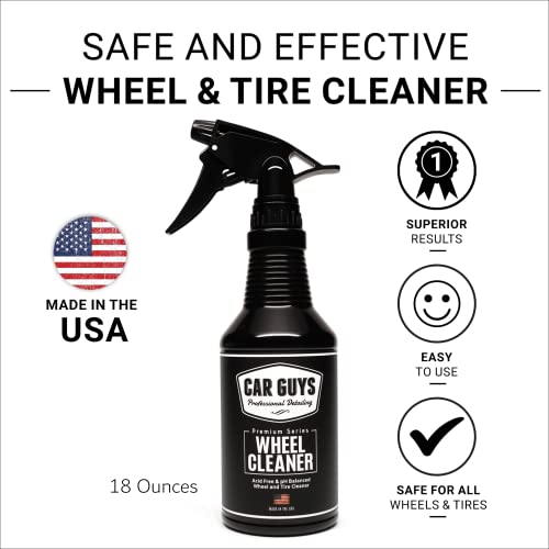 CAR GUYS Wheel Cleaner Effective Rim and Tire Cleaner Safe
