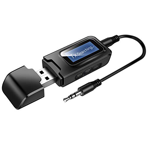 SYOSIN Bluetooth Transmitter for tv,Bluetooth tv Adapter Receiver with