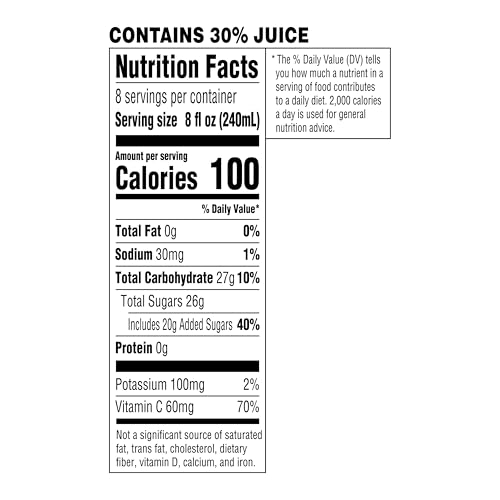 AMAZON GROCERY, RUBY RED GRAPEFRUIT JUICE COCKTAIL, 64 FL OZ (PREVIOUSLY AMAZON FRESH, PACKAGING MAY VARY)