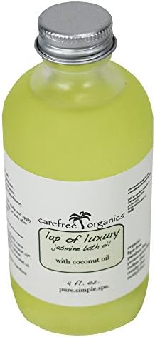 Carefree Organics Lap of Luxury, an organic jasmine bath oil, 4 fl oz
