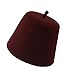 KANGAROO 100% Wool Red Fez Hat - Maroon/Burgundy Fez Hat