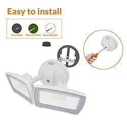 LEPOWER 2 Pack LED Security Light Dusk to Dawn