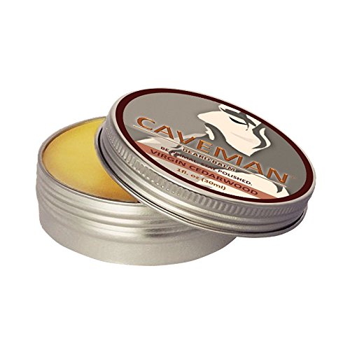 Caveman Virgin Cedarwood Beard Balm, Leave in Conditioner, 100% Vegan and All Natural