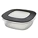 Rubbermaid Premier Food Storage Container, 9 Cup, Grey (3 Pack)