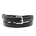Maikun Womens Skinny Leather Belt Solid Color Pin Buckle Simple Belts