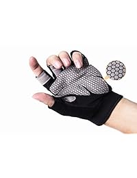 Guantes transpirables ultraligeros para levantamiento de pesas, guantes de gimnasio, para levantamiento de fuerza, entrenamiento cruzado, fitness, culturismo, lo mejor para hombres y mujeres. m