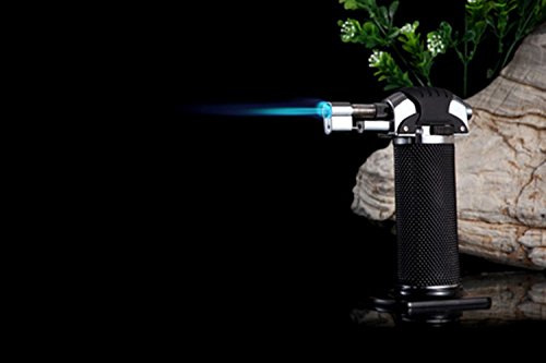 Heyue Micro Butane Torch Lighter,Kitchen Craft Cook's Blow Torch Professional Grade Culinary Blow torch for Cooking & Baking Camping Welding Flamethrower BBQ Outdoor - Thumbnail 4